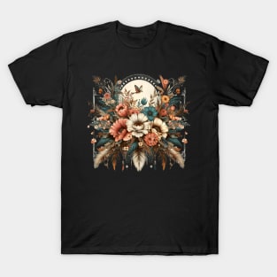 Vintage Blooms Boho T-Shirt